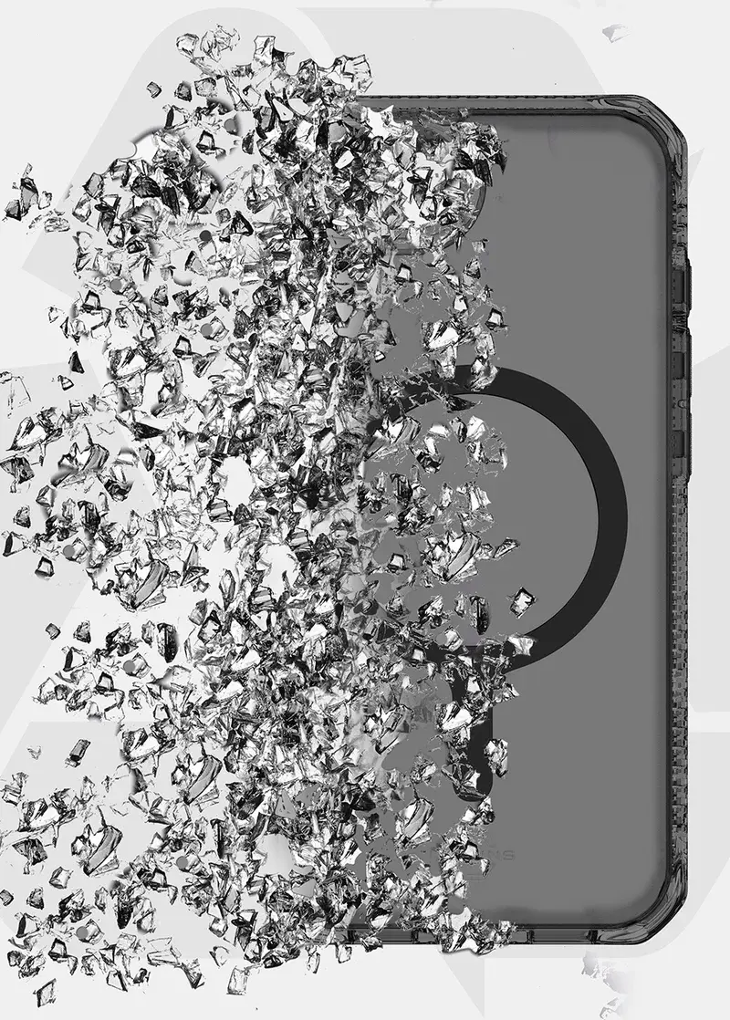 ITSKINS Hybrid R Vapor with Magsafe Case For iPhone 16e - Smoke