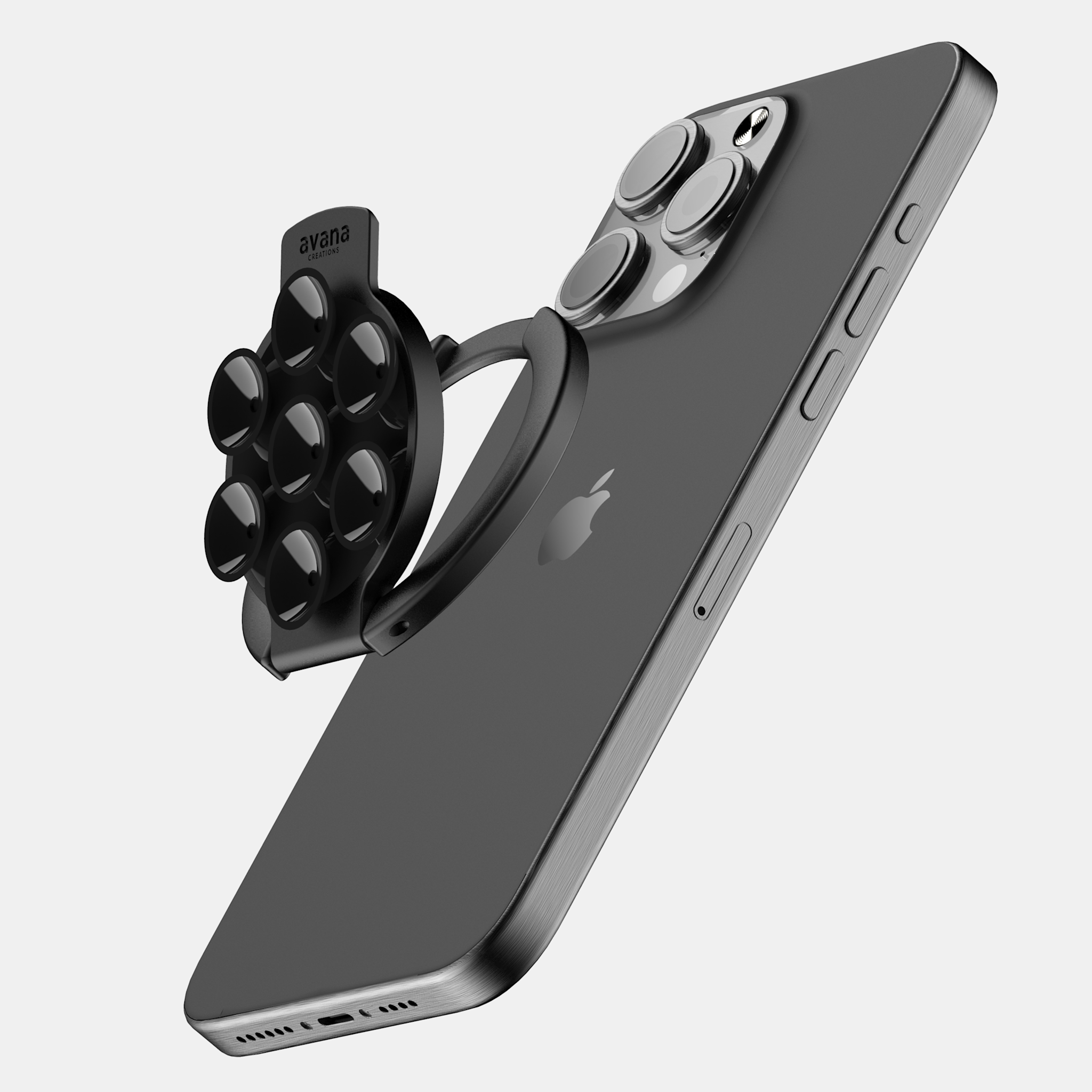 Avana Stick on MagSafe 360 Stand - Black