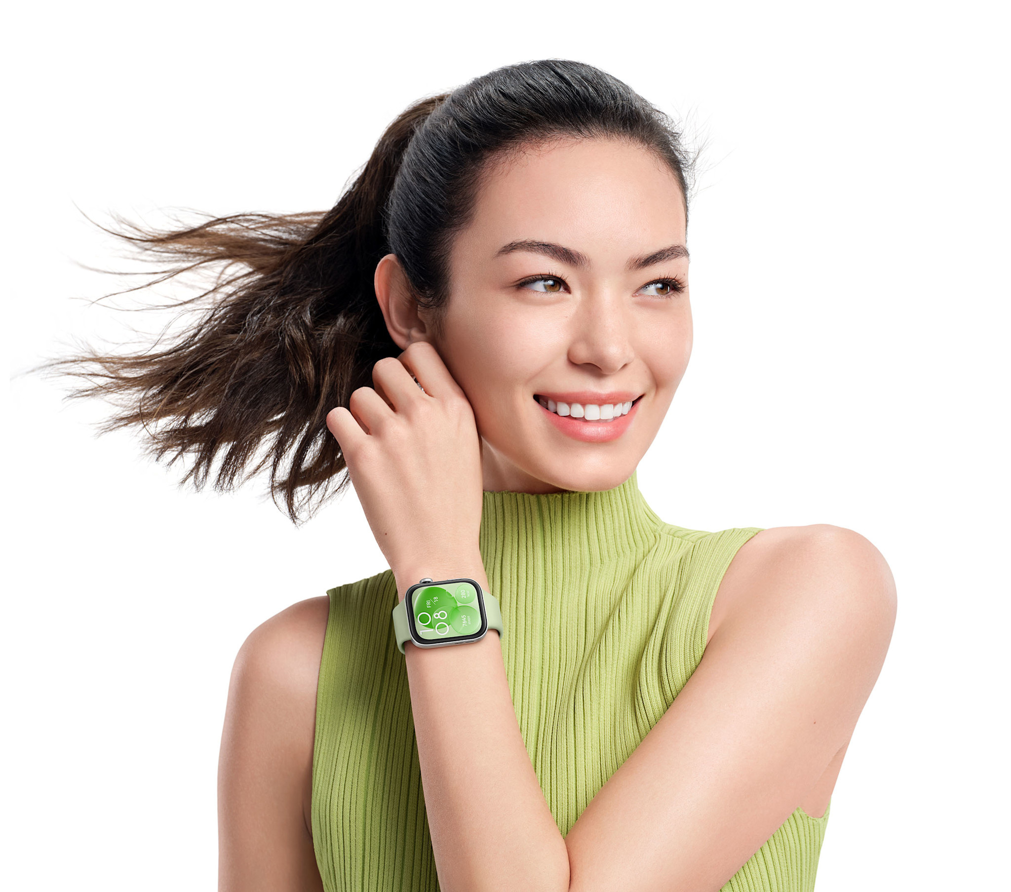 Huawei Watch Fit 3 Fluoroelastomer Strap - Green