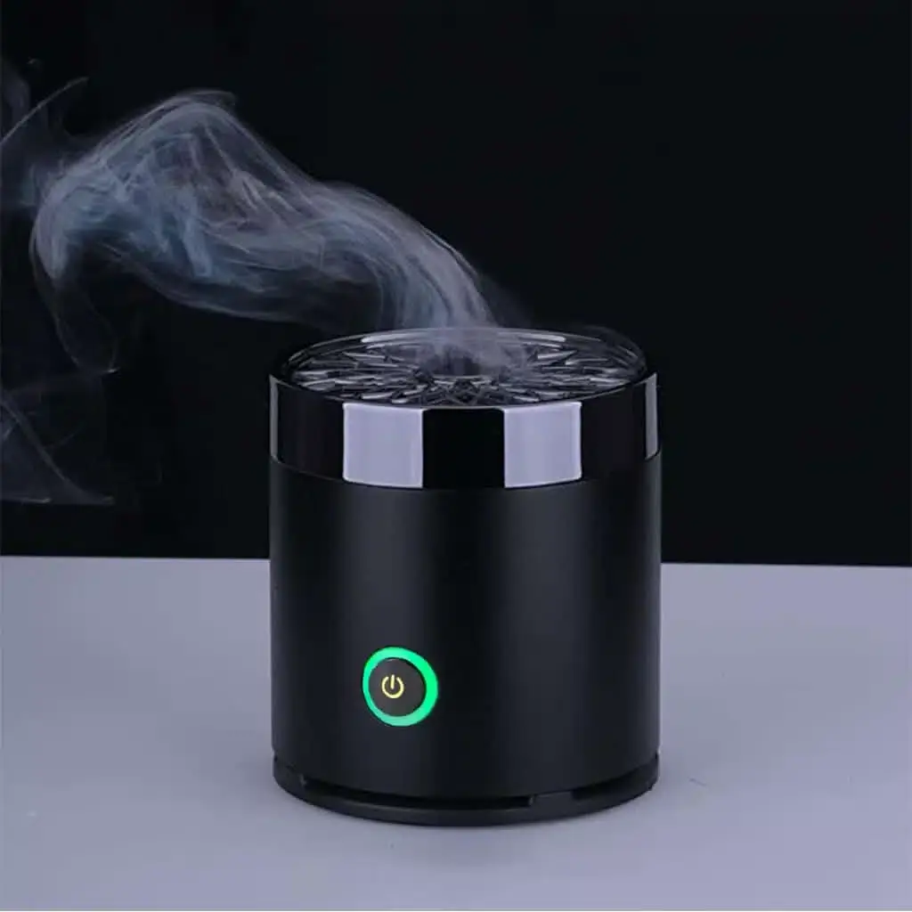 Bukhoor Round Metal Incense Burner - Black