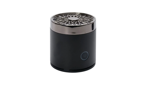 Bukhoor Round Metal Incense Burner - Black
