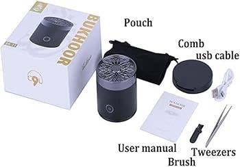 Bukhoor Round Metal Incense Burner - Black