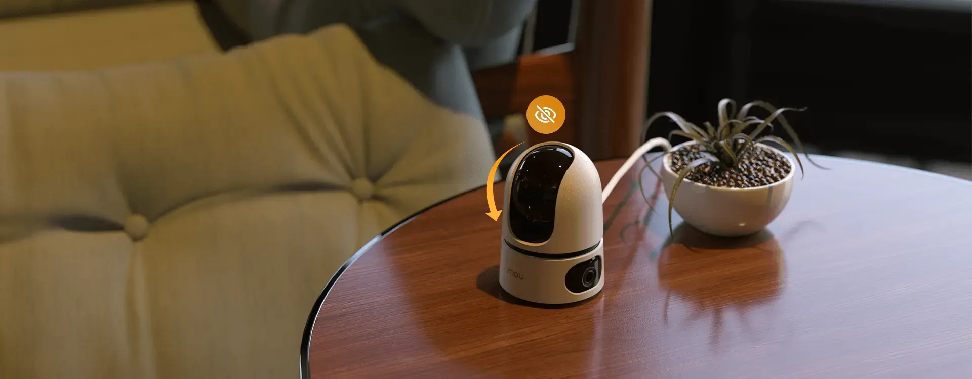 Imou Ranger Dual Lens 10mp Auto Tracking Indoor Smart Security wifi Camera Two Way Talk  - White