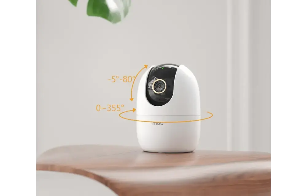 Imou Ranger 2 Indoor Smart Security WiFi Camera 5MP 3K 360 Rotate Human Detection Tracking with Two-way Talk - White
