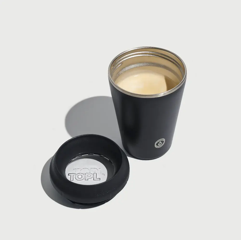 Topl Smart Reusable Cup 12oz - Charcoal