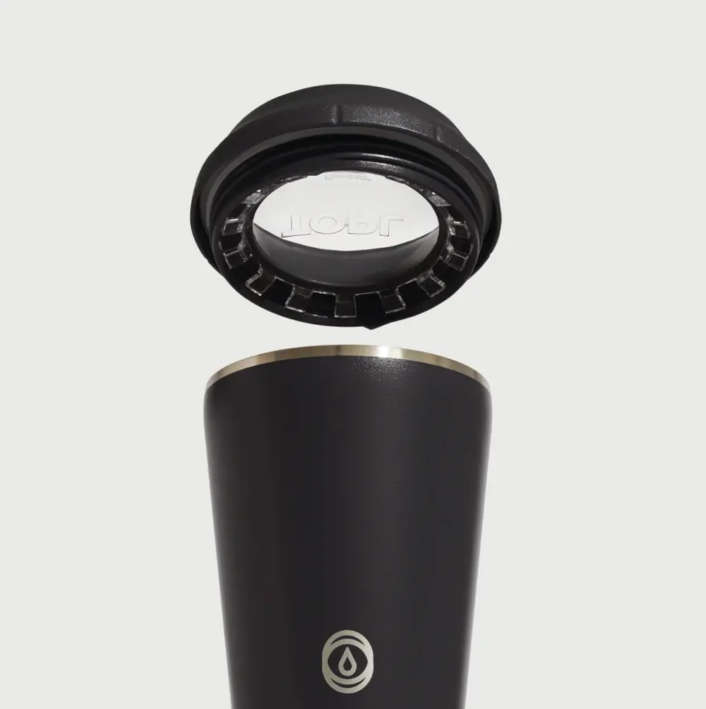 Topl Smart Reusable Cup 12oz - Charcoal