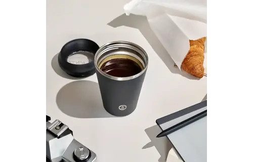 Topl Smart Reusable Cup 12oz - Charcoal