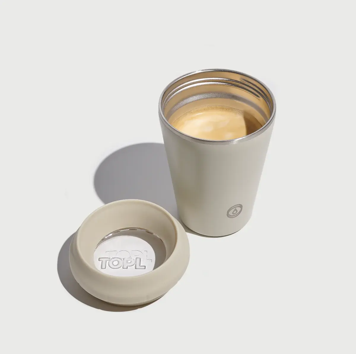 Topl Smart Reusable Cup 16oz - Oat