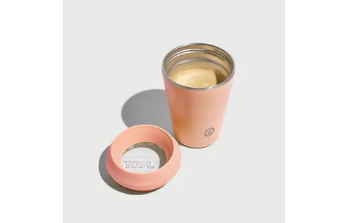 Topl Smart Reusable Cup 12oz - Peach