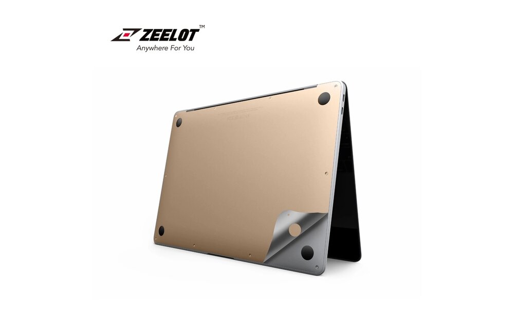 Zeelot 6 in 1 Full Body Protection With Screen Protector for MacBook Air 13" (A2289/A2338) - Gold