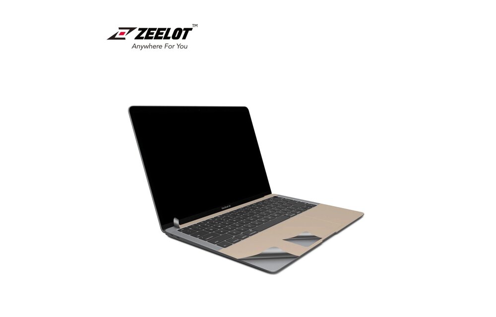 Zeelot 6 in 1 Full Body Protection With Screen Protector for MacBook Air 13" (A2289/A2338) - Gold