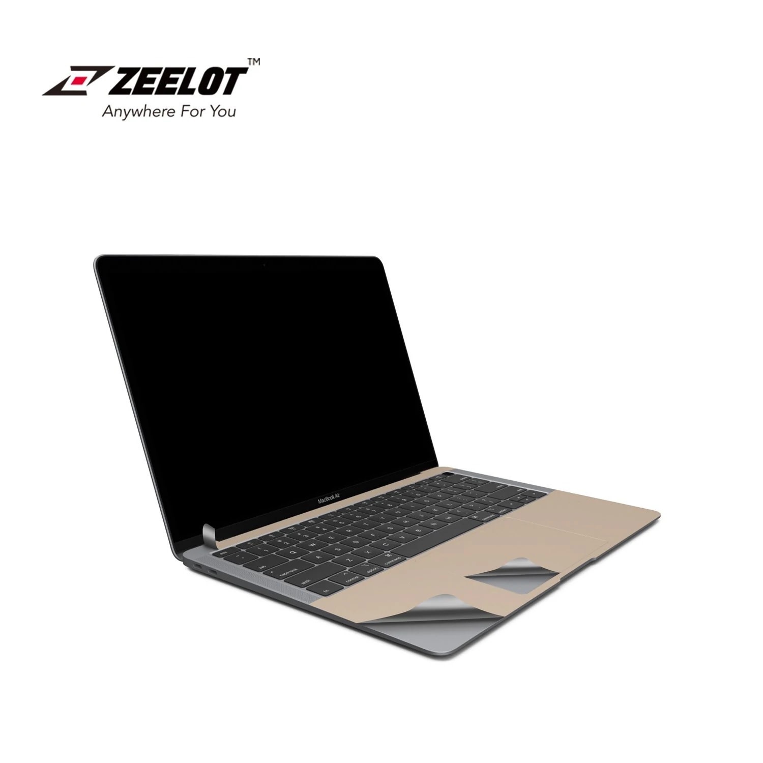 Zeelot 6 in 1 Full Body Protection With Screen Protector for MacBook Air 13" (A2289/A2338) - Gold