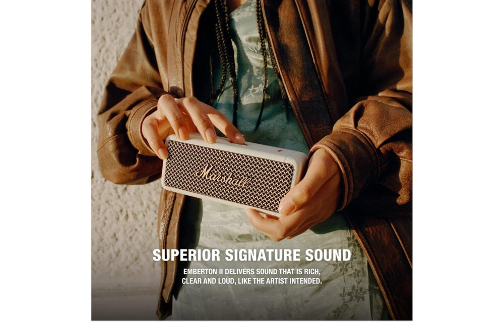 Marshall Emberton Bluetooth Speaker - Cream