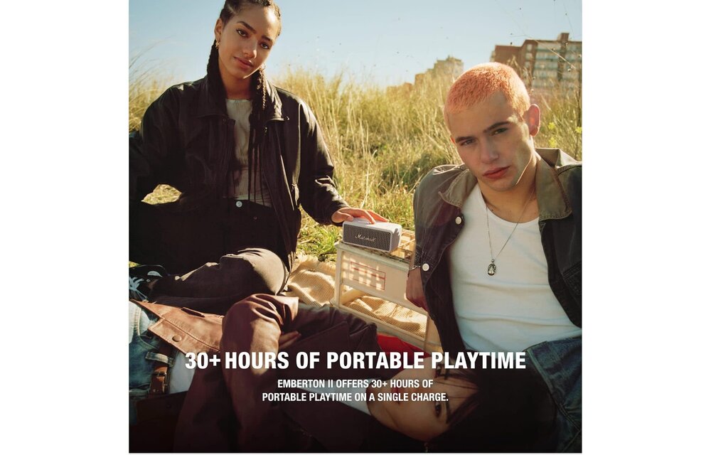 Marshall Emberton Bluetooth Speaker - Cream