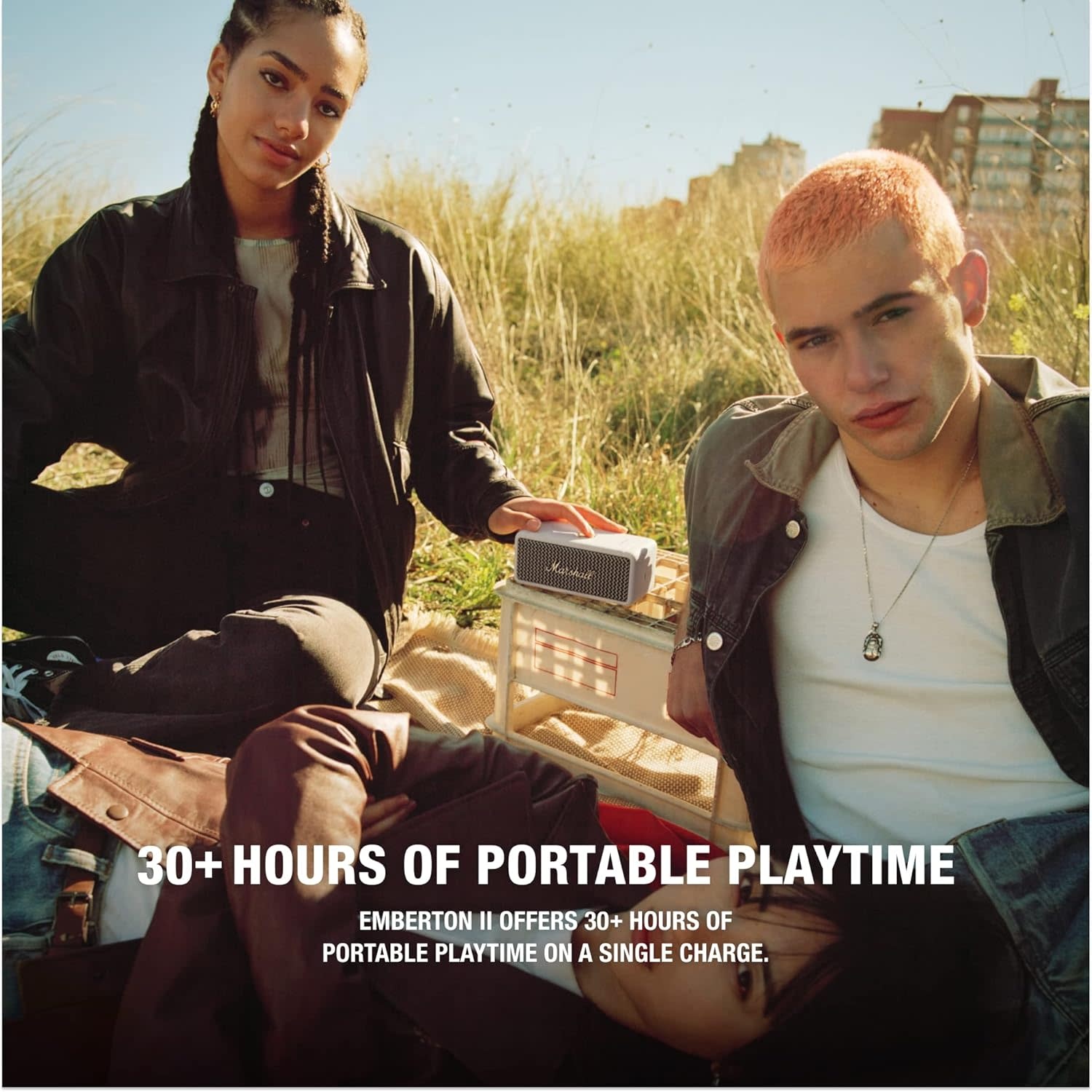 Marshall Emberton Bluetooth Speaker - Cream