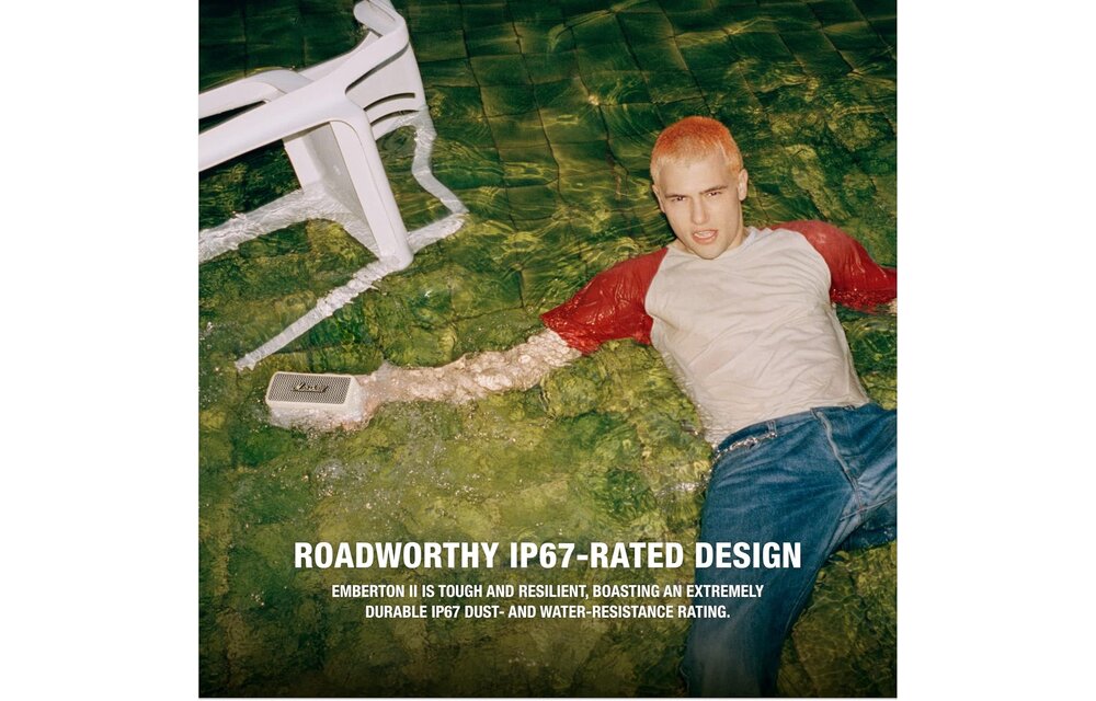 Marshall Emberton Bluetooth Speaker - Cream