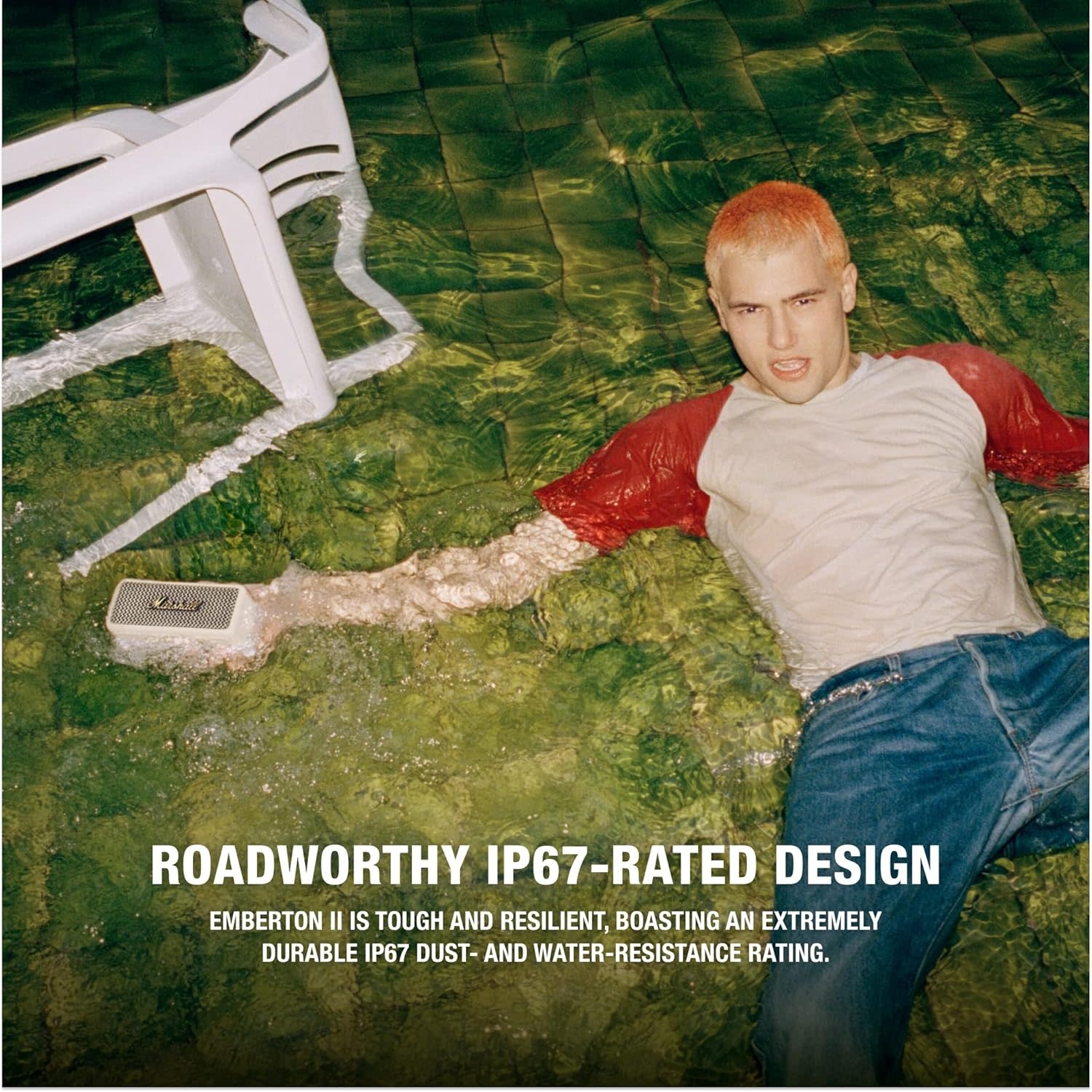 Marshall Emberton Bluetooth Speaker - Cream