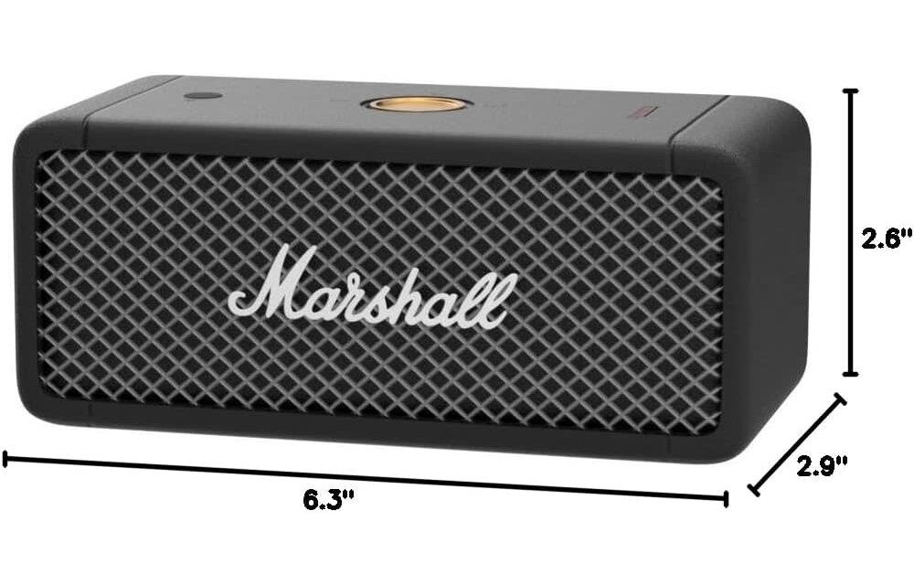 Marshall Emberton Bluetooth Speaker - Black