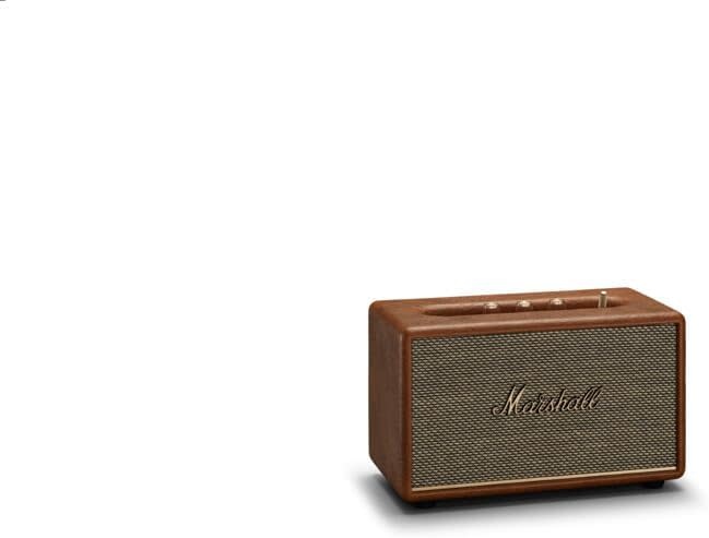 Marshall Action 3 Wireless Home Bluetooth Speaker - Brown