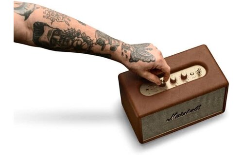 Marshall Action 3 Wireless Home Bluetooth Speaker - Brown