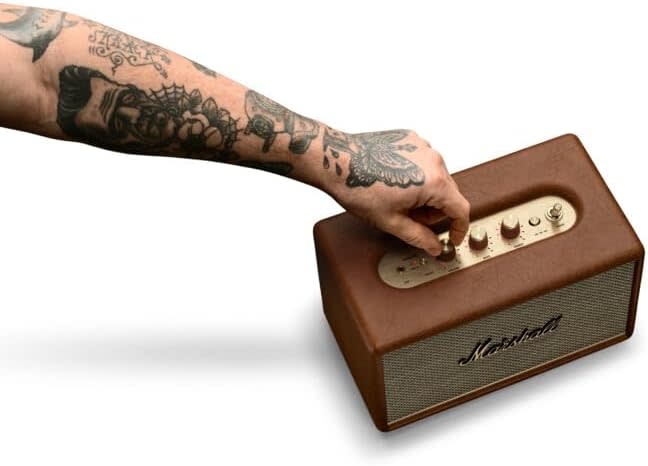 Marshall Action 3 Wireless Home Bluetooth Speaker - Brown