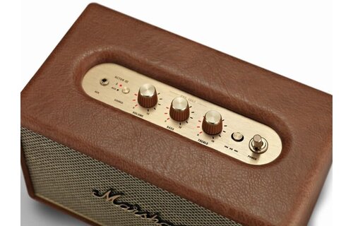 Marshall Action 3 Wireless Home Bluetooth Speaker - Brown