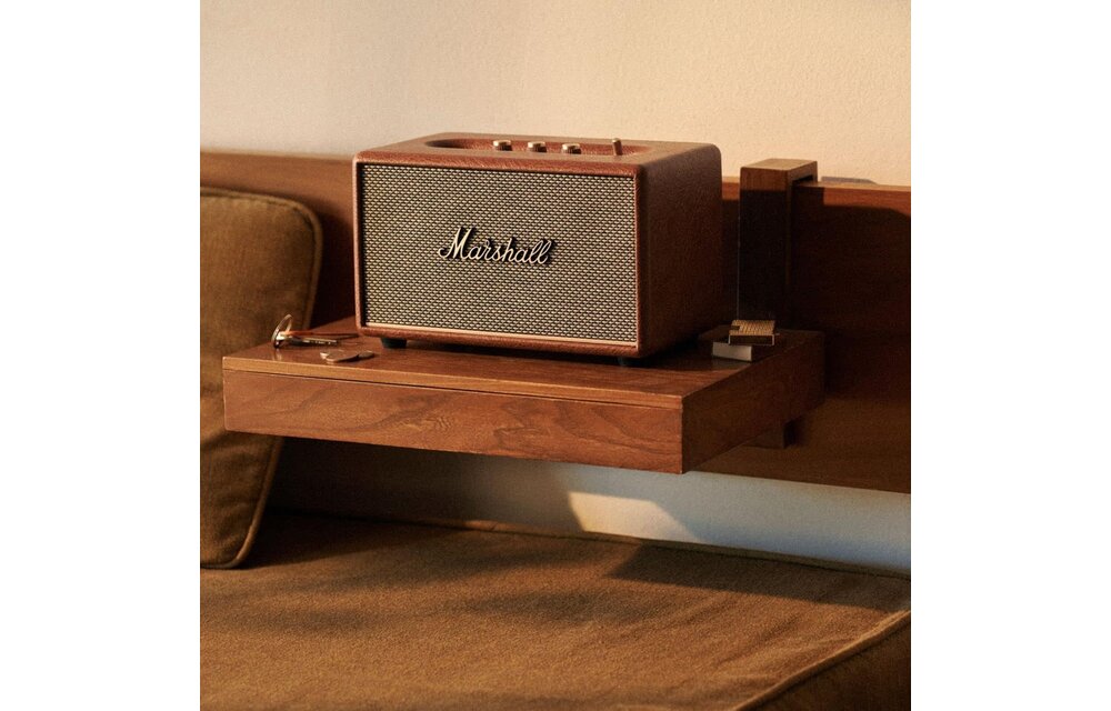 Marshall Action 3 Wireless Home Bluetooth Speaker - Brown