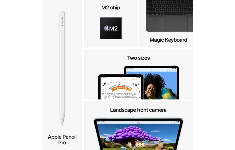 Apple iPad Air M2 11-inch Wi-Fi Cellular 256GB- Space Gray