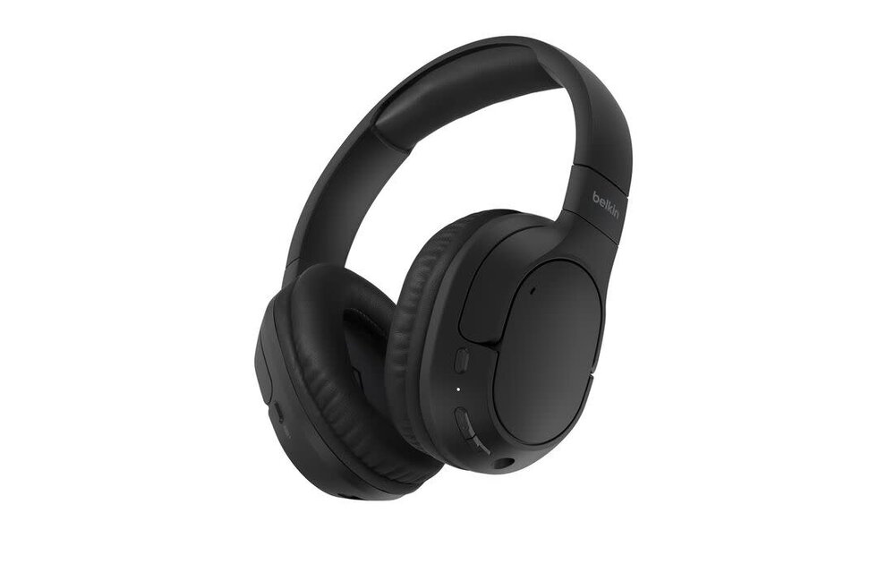 Belkin SoundForm Surround Wireless Over Ear Adjustable Headphones - Black