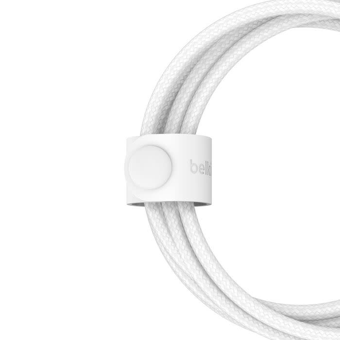 Belkin BoostCharge Pro 2 in 1 Cable with USB-C and Lightning Connector 1.5m - White