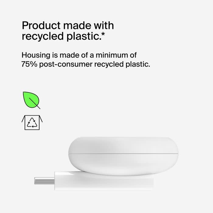 Belkin BoosCharge Portable USB-C Apple Watch Charger - White