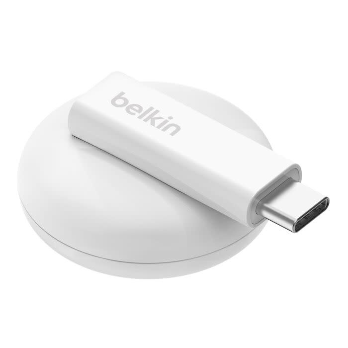 Belkin BoosCharge Portable USB-C Apple Watch Charger - White