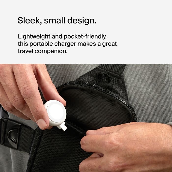 Belkin BoosCharge Portable USB-C Apple Watch Charger - White