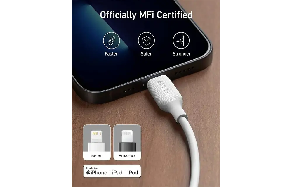 Anker 542 USB-C to Lightning 30W Cable 0.9m /3ft - White