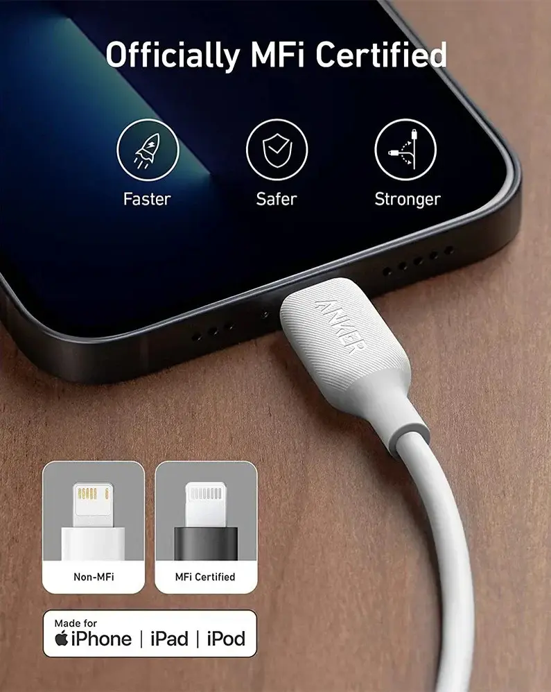 Anker 542 USB-C to Lightning  30W Cable 0.9m /3ft - Black