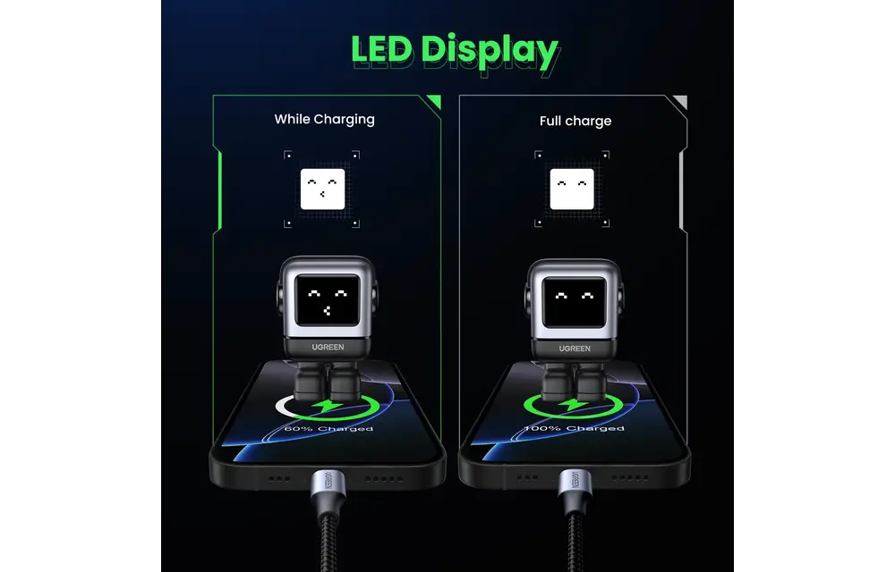 Ugreen Nexode RG 3 Port Gan Fast Charger 65W - Black