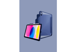 ITSKINS Hybrid R Solid Folio Case for Apple iPad 10th/11th Gen - Navy Blue
