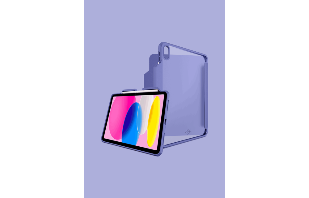 ITSKINS Hybrid R Solid Folio Case for iPad 11" (10th, 11th -Gen 2025) - Light Purple