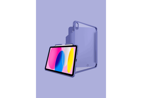 ITSKINS Hybrid R Solid Folio Case for Apple iPad 10th/11th Gen - Light Purple