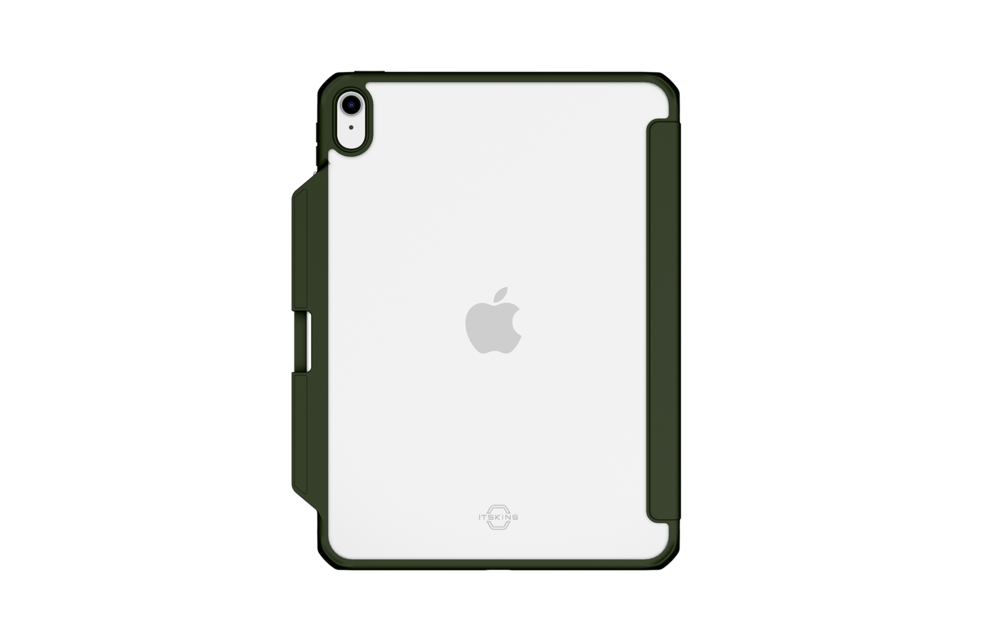 ITSKINS Hybrid R Solid Folio Case for iPad 11" (10th, 11th -Gen 2025) - Kaki