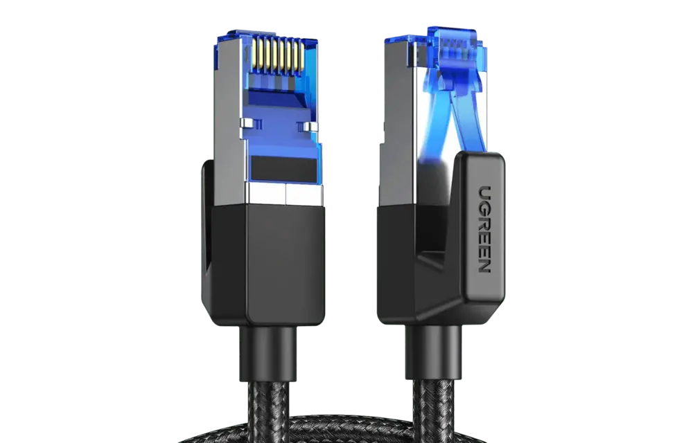 UGREEN Cat8/FTP Round Ethernet Cable 2M - Black