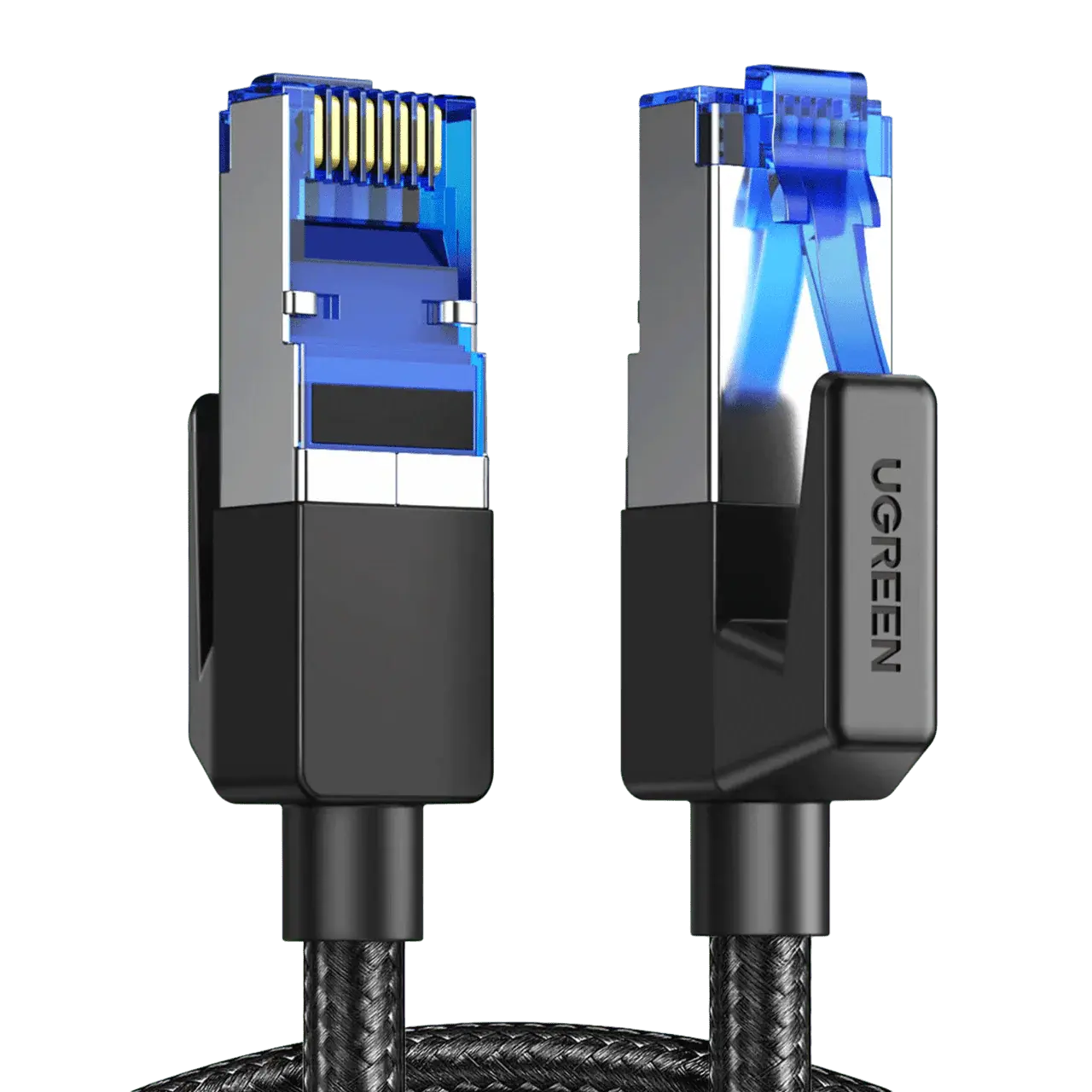 UGREEN Cat8/FTP Round Ethernet Cable 2M - Black