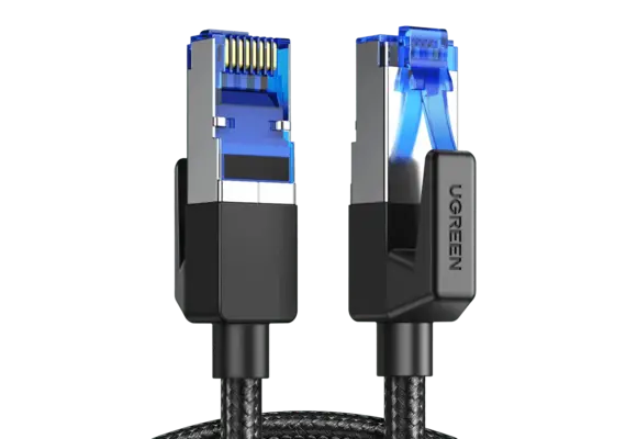 UGREEN Cat8/FTP Round Ethernet Cable 5M - Black