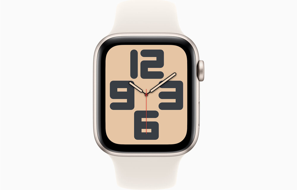 Apple Watch Series SE (Gen2) 44mm Aluminum Case with Sport Band (GPS) M/L - Starlight