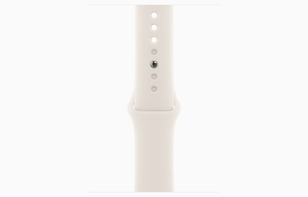 Apple Watch Series SE (Gen2) 44mm Aluminum Case with Sport Band (GPS) M/L - Starlight