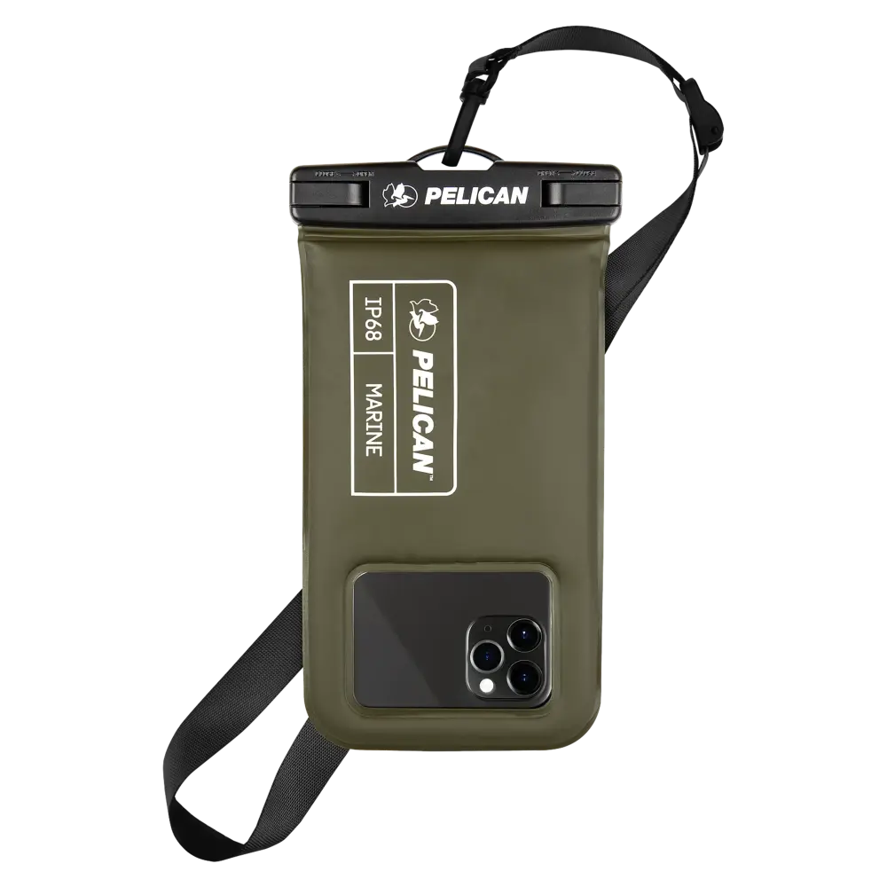 Pelican Marine Waterproof Floating Pouch - Olive Green
