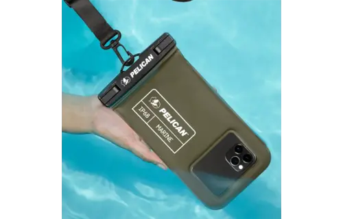 Pelican Marine Waterproof Floating Pouch - Olive Green