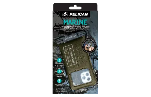 Pelican Marine Waterproof Floating Pouch - Olive Green