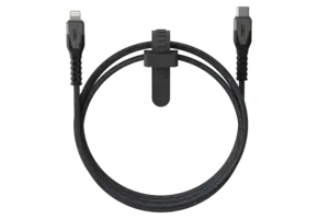 UAG Rugged Kevlar USB-C to Lightning 5ft (1.5m) Power Cable - Black and Grey