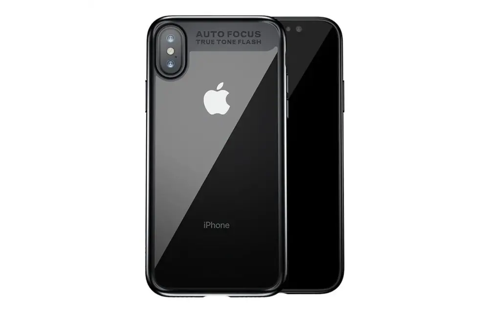 Baseus Ultra Slim Case for iPhone X/Xs - Clear/Black